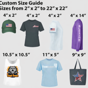 DTF Transfers by Size